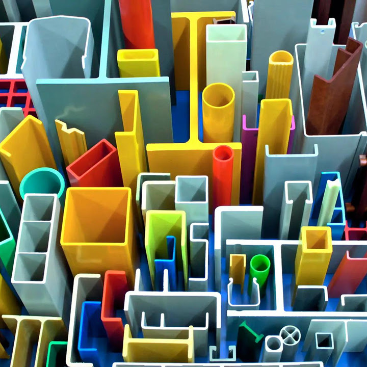 Pultruded profiles in an industrial environment