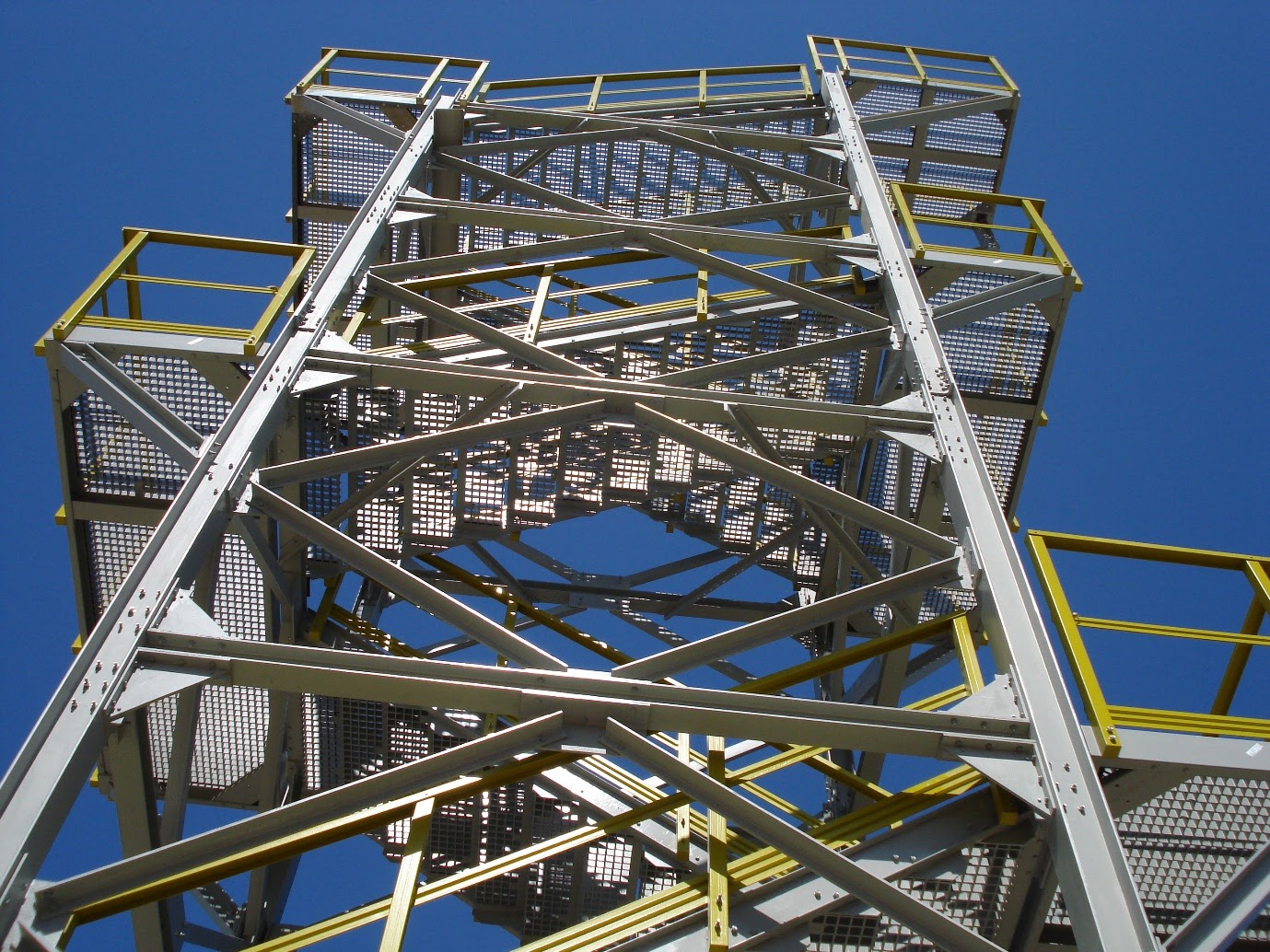Tower structure with pultruded profiles