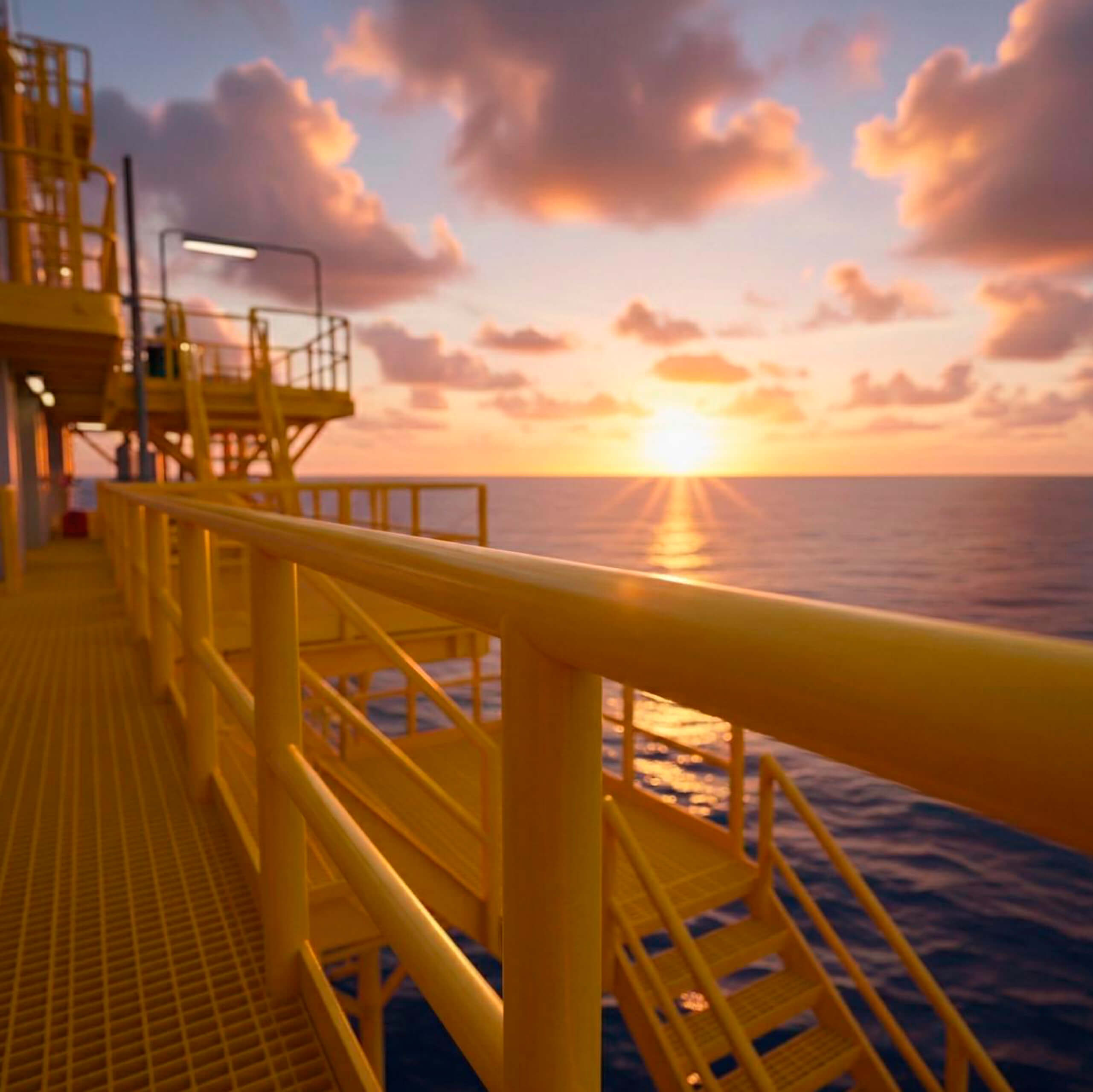 Guardrails in an offshore environment